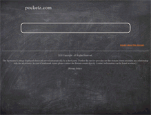 Tablet Screenshot of pocketz.com